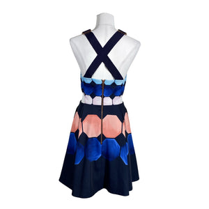 Naisten Ted Baker - Juhlamekko, koko 38 - Sininen (3)