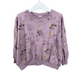 Tyttöjen Lindex - Collegepaita, koko 116 - 122 - Violetti ()