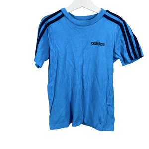 Poikien Adidas - T-paita, koko 122 - 128 - Sininen (1)