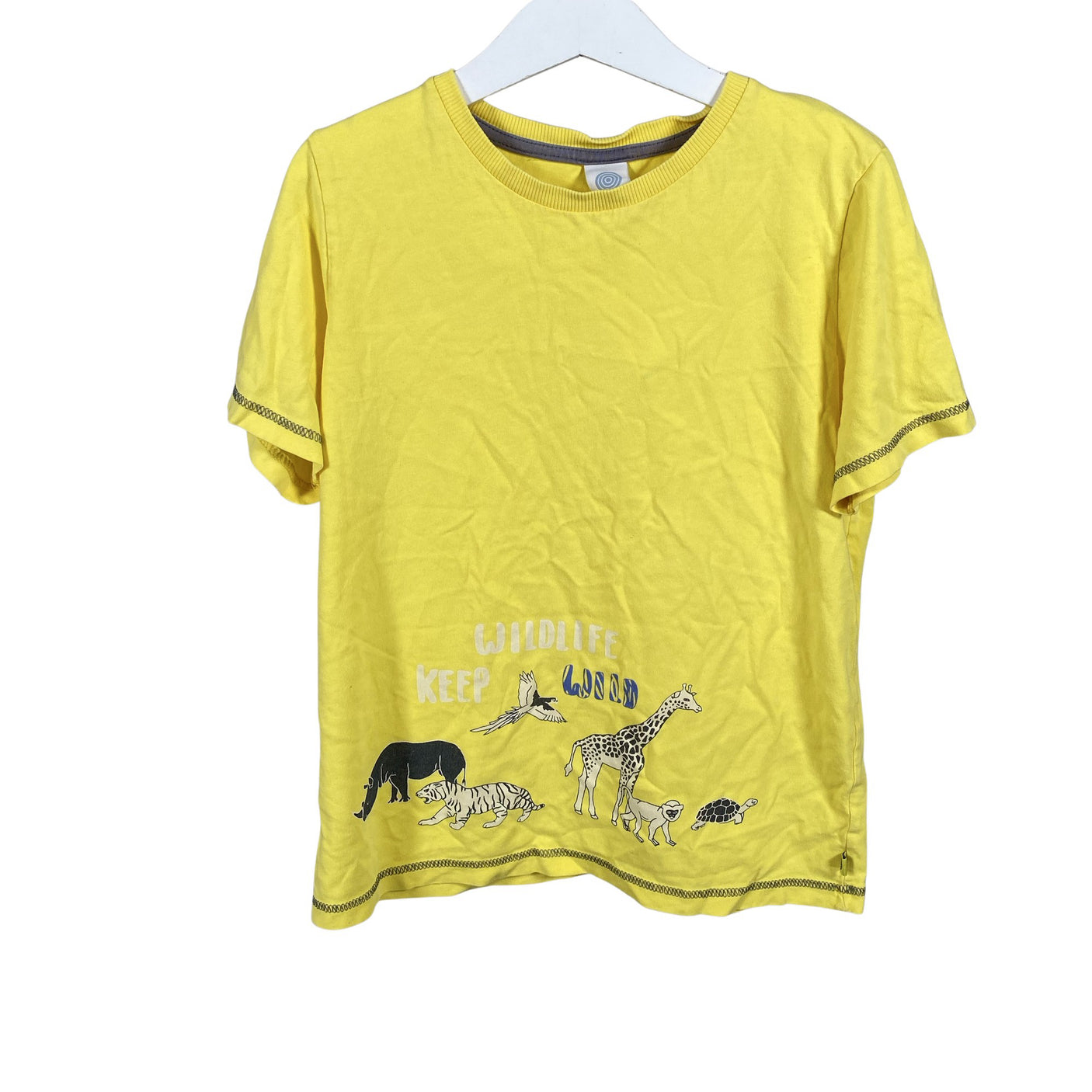 Unisex Sanetta - T-paita, koko 122 - 128 - Keltainen (1)