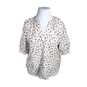 Naisten Holly & Whyte by Lindex - Lyhythihainen pusero, koko 44 - Beige (1)