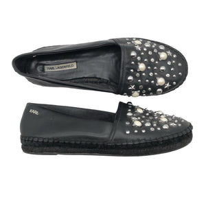 Naisten Karl Lagerfeld - Loaferit, koko 39 - Musta (1)