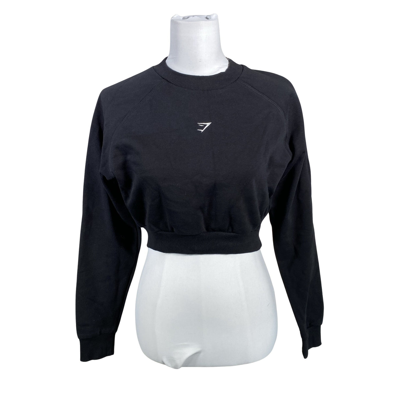 Naisten Gymshark - Collegepaita, koko 36 - Musta (1)
