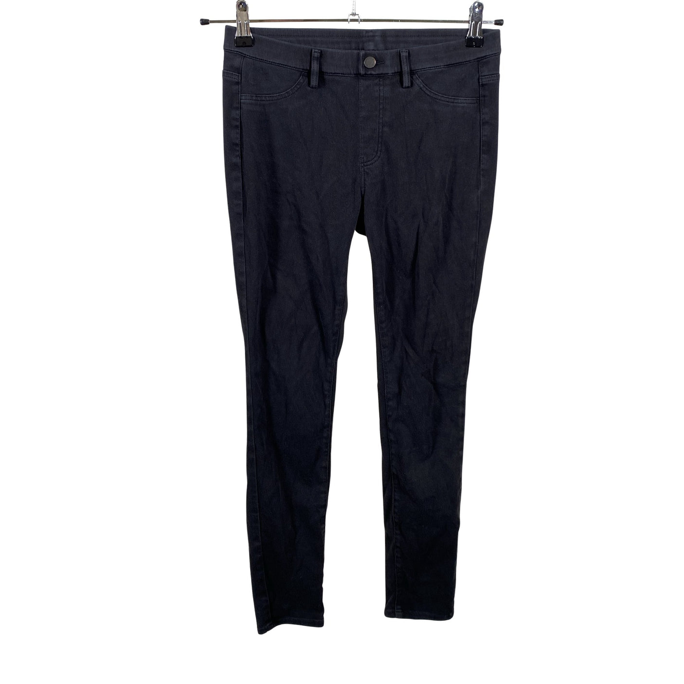 Naisten Uniqlo - Farkkuleggingsit, koko 38 - Musta (1)
