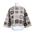 Naisten Handmade - Neuletakki, koko 36 - Beige ()