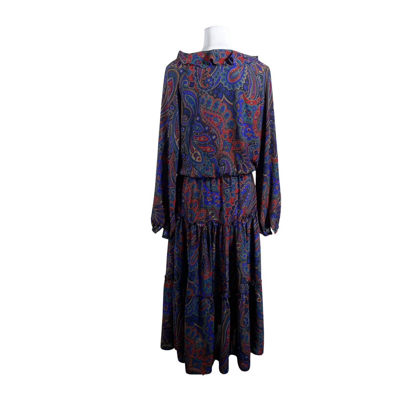Naisten Lauren Ralph Lauren - Sifonkimekko, koko 38 - Sininen (2)