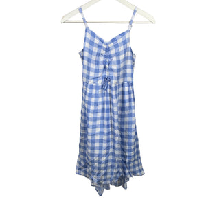 Tyttöjen Lindex - Kangasmekko, koko 152 - 158 - Sininen (1)