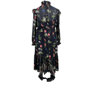Naisten Ted Baker - Sifonkimekko, koko 42 - Musta (2)