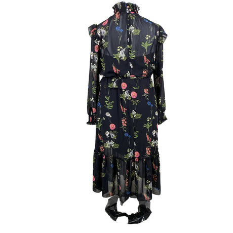 Naisten Ted Baker - Sifonkimekko, koko 42 - Musta (2)