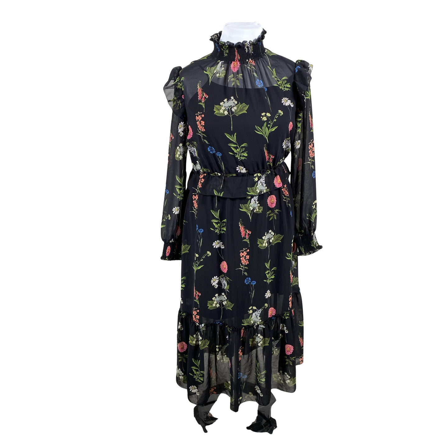 Naisten Ted Baker - Sifonkimekko, koko 42 - Musta (1)