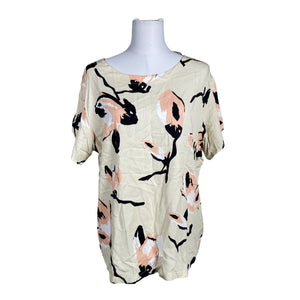 Naisten NOSH - Lyhythihainen pusero, koko 40 - Beige (1)