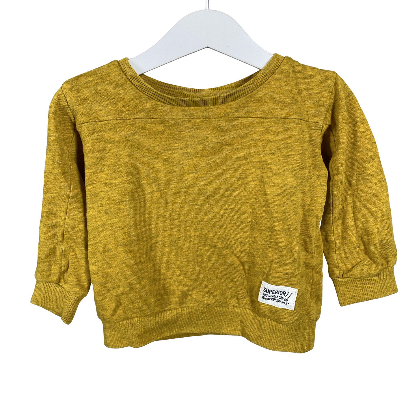 Unisex Name It - Collegepaita, koko 80 - 86 - Keltainen (1)