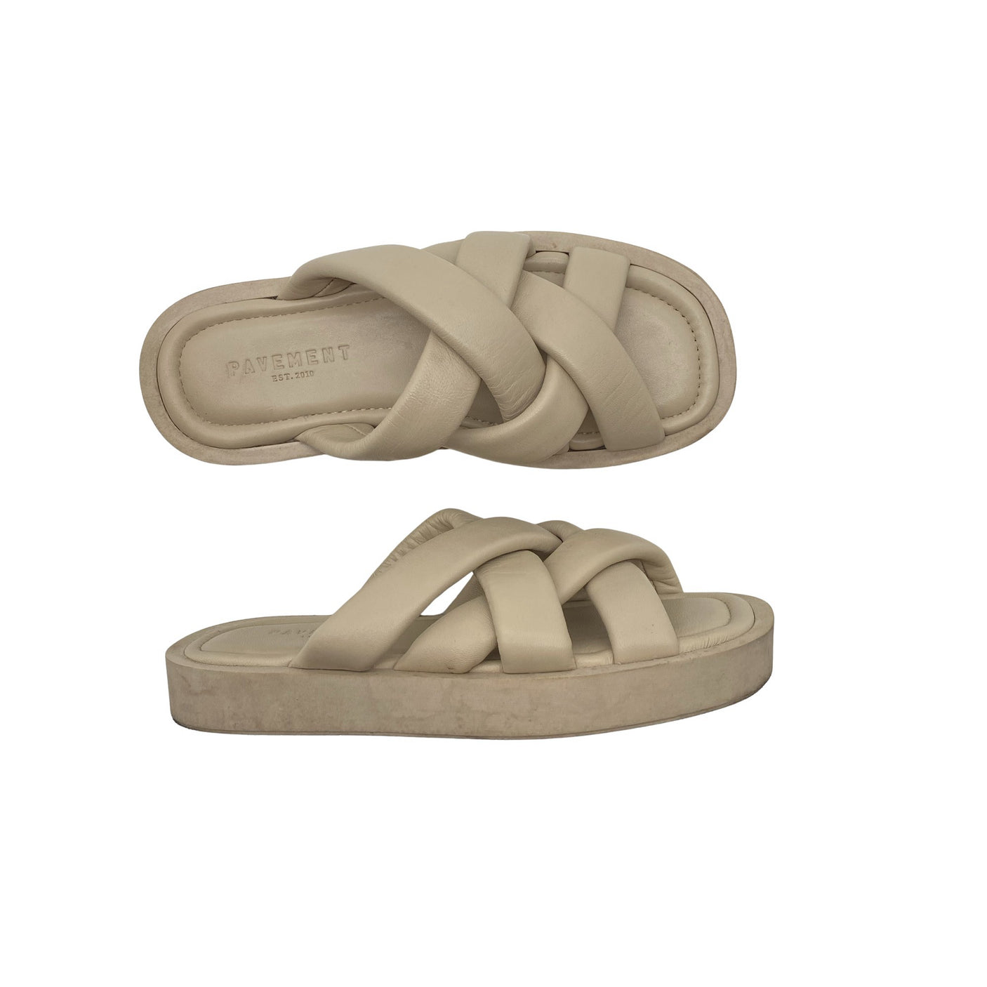 Naisten Pavement - Sandaalit, koko 37 - Beige (1)