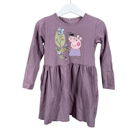 Tyttöjen Name It - Trikoomekko, koko 98 - 104 - Violetti ()
