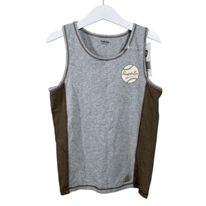 Unisex POMPdeLUX - Trikootoppi, koko 134 - 140 - Harmaa (1)