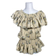 Naisten Bruuns Bazaar - Lyhythihainen pusero, koko 40 - Beige ()