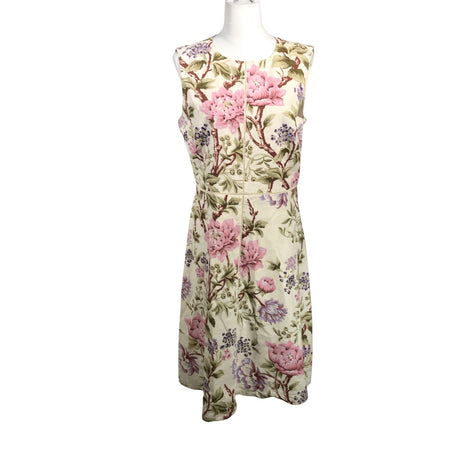 Naisten Laura Ashley - Kangasmekko, koko 40 - Beige ()