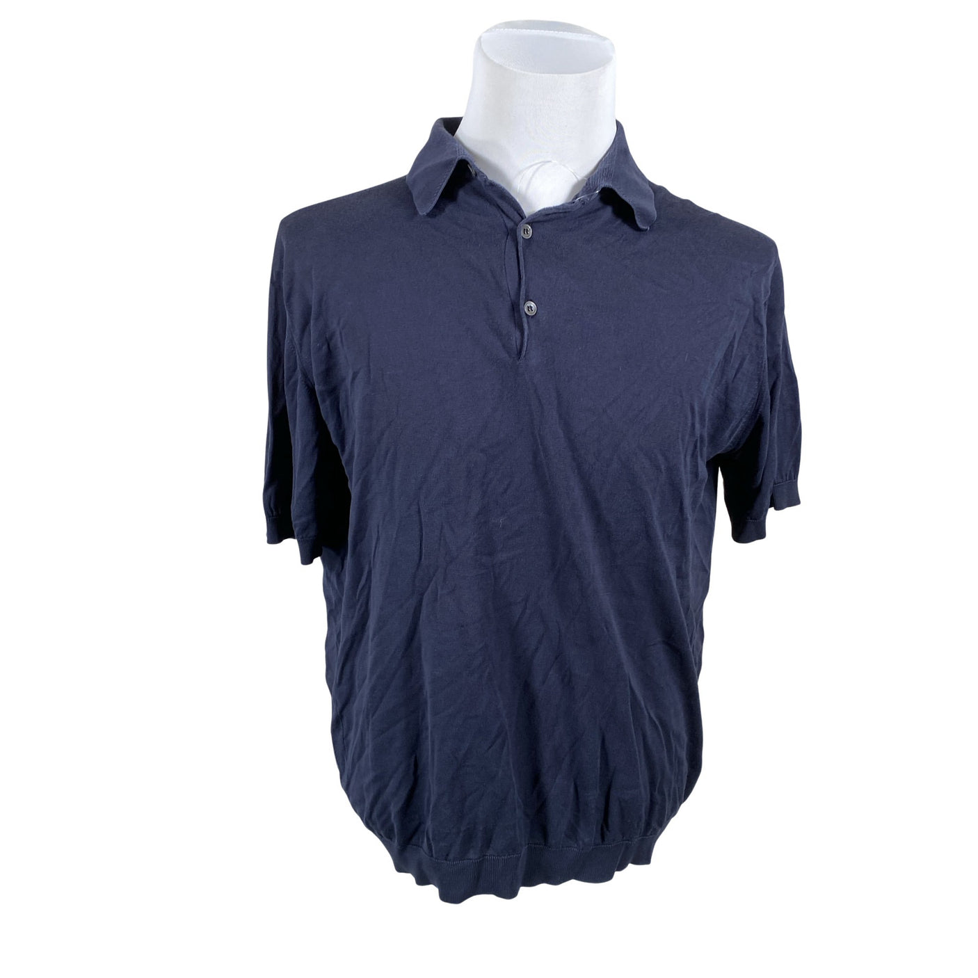 Miesten John Smedley - T-paita, koko XL - Sininen (1)