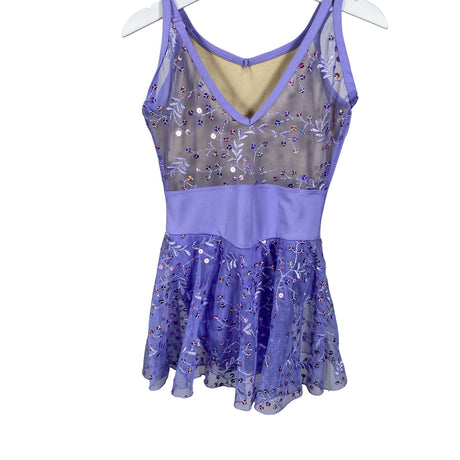 Tyttöjen Eurotard Dancewear - Jumppapuku, koko 122 - 128 - Violetti (2)