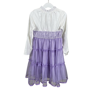 Tyttöjen Anna Sui - Kangasmekko, koko 116 - 122 - Violetti (2)