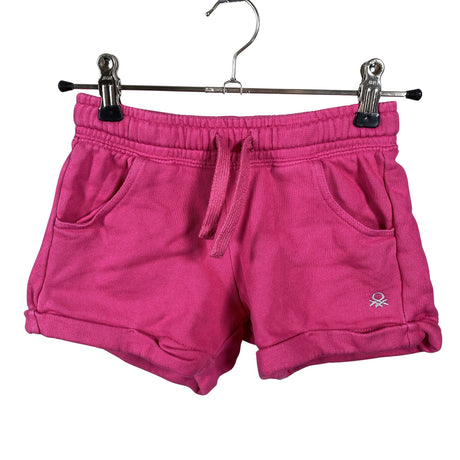 Tyttöjen Benetton - Collegeshortsit, koko 116 - 122 - Pinkki ()