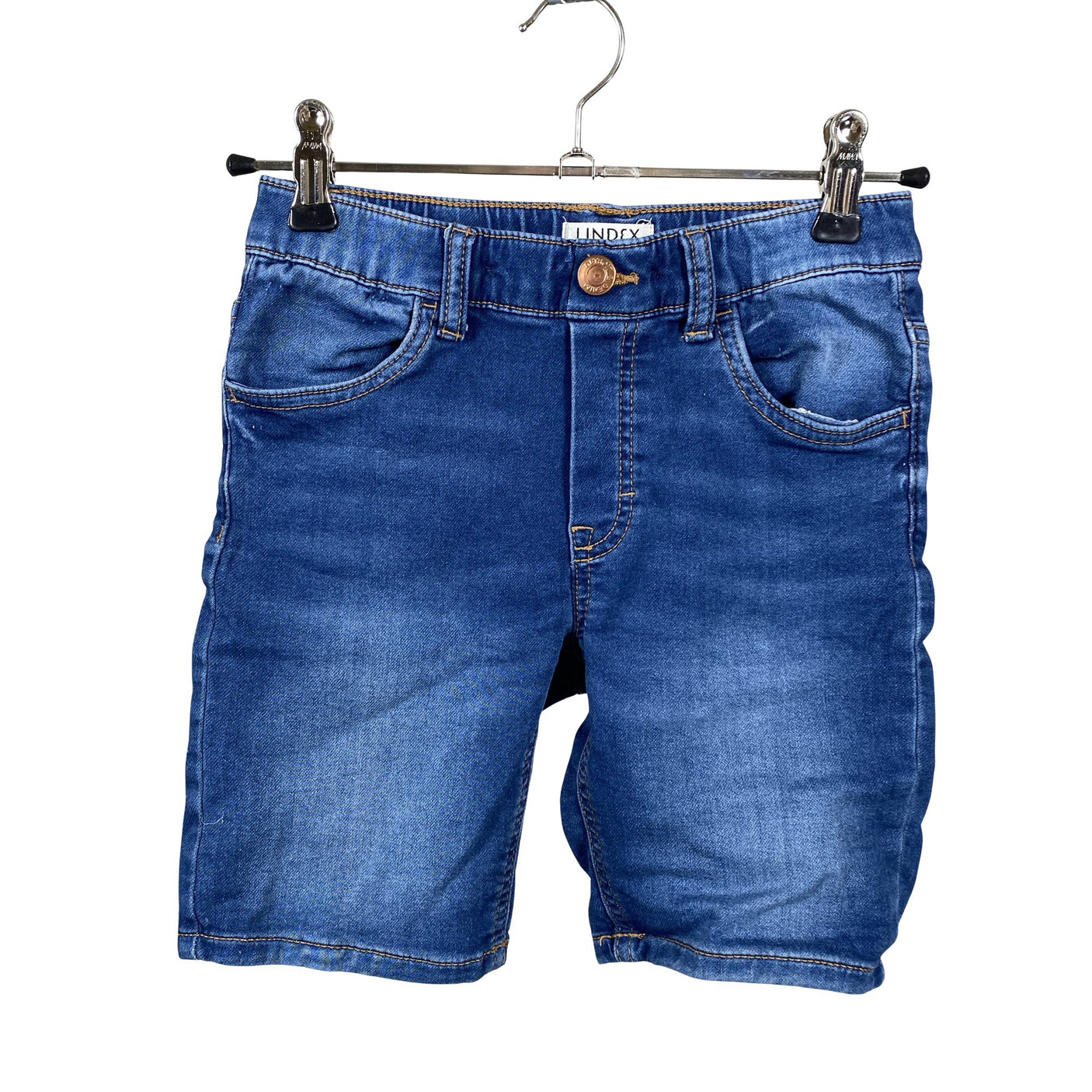 Unisex Lindex - Farkkushortsit, koko 116 - 122 - Sininen (1)