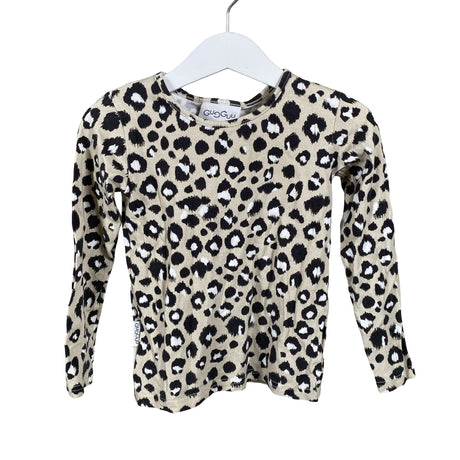 Tyttöjen Gugguu - Trikoopaita, koko 98 - 104 - Beige ()