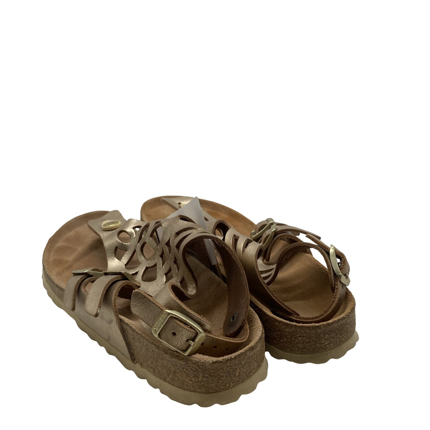 Naisten Birkenstock - Sandaalit, koko 38 - Kulta (2)