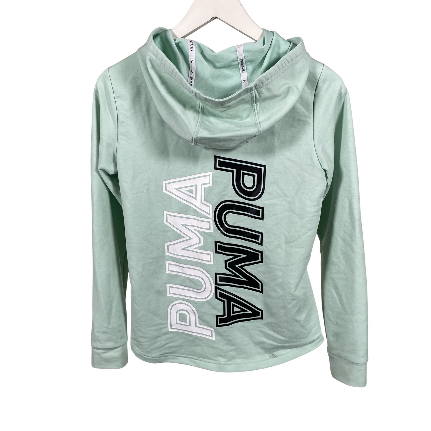 Tyttöjen Puma - Huppari, koko 158 - 164 - Vihreä (2)