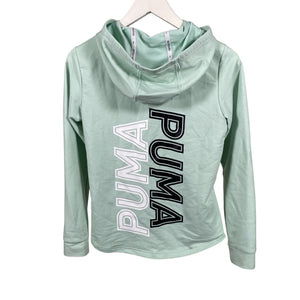 Tyttöjen Puma - Huppari, koko 158 - 164 - Vihreä (2)