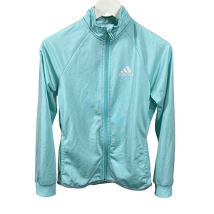 Tyttöjen Adidas - Verryttelytakki, koko 158 - 164 - Turkoosi (1)