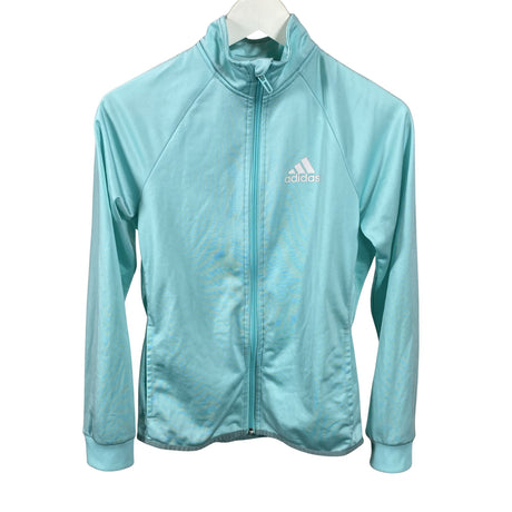 Tyttöjen Adidas - Verryttelytakki, koko 158 - 164 - Turkoosi ()
