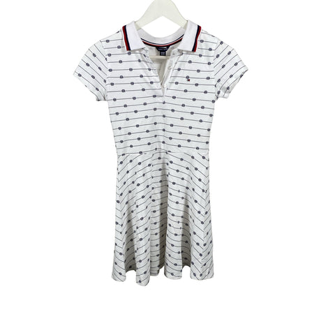 Tyttöjen Tommy Hilfiger - Pikeemekko, koko 134 - 140 - Valkoinen ()