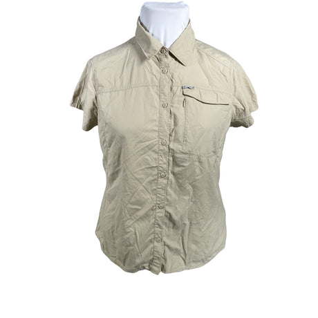 Naisten Columbia - Urheilupaita, lyhyet hihat, koko 42 - Beige ()