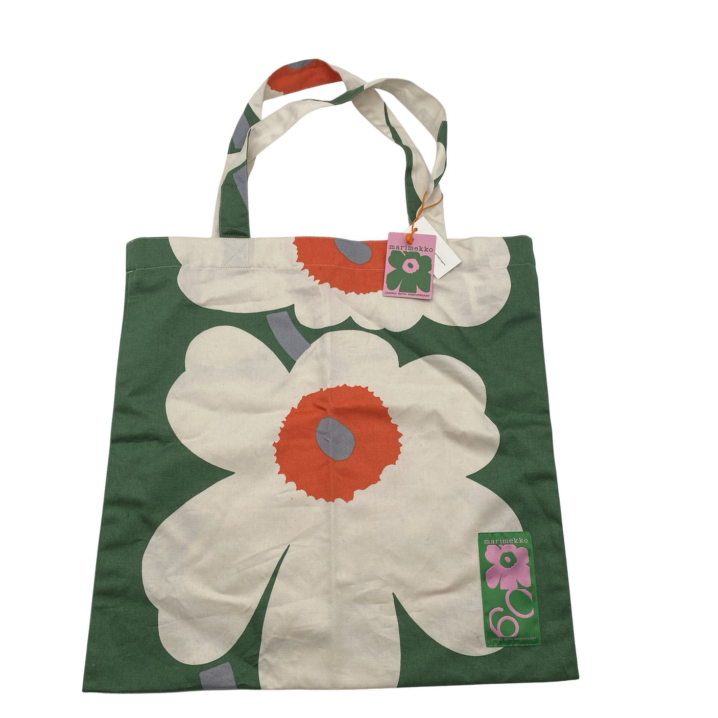 Unisex Marimekko - Ostoskassi, koko Maxi - Vihreä (1)