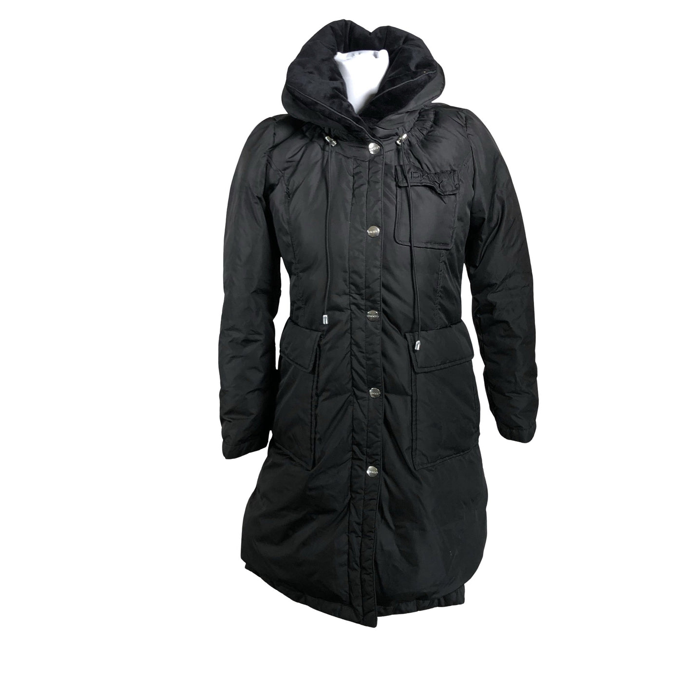 Naisten DKNY - Untuvatakki, koko 36 - Musta (1)