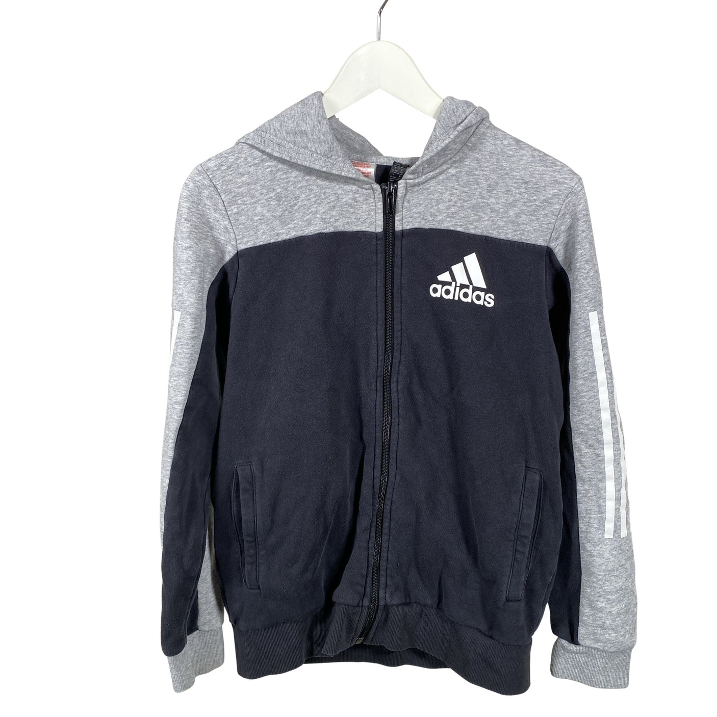 Unisex Adidas - Huppari, koko 158 - 164 - Harmaa (1)
