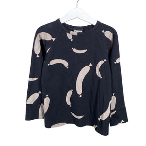 Unisex Papu - Trikoopaita, koko 110 - 116 - Musta (1)