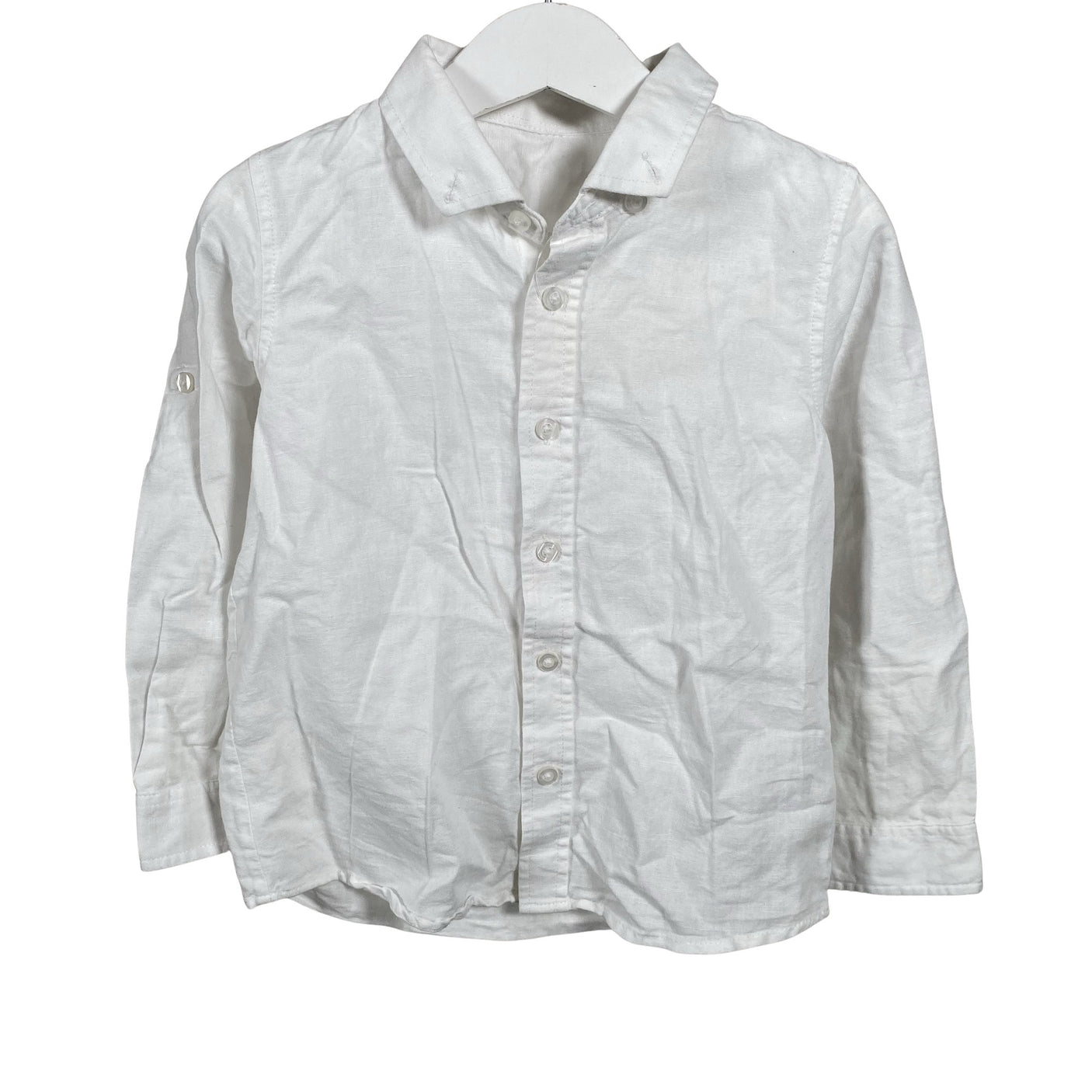 Poikien Marks&Spencer - Kauluspaita, koko 104 - 110 - Valkoinen (1)