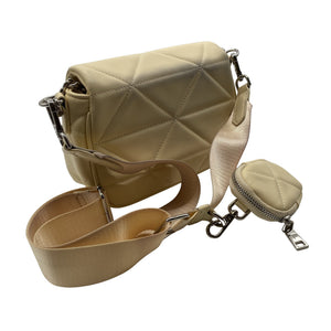Naisten O.I.S - Olkalaukku, koko Mini - Beige (3)