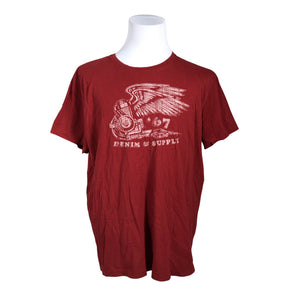 Miesten Denim & Supply Ralph Lauren - T-paita, koko XL - Punainen (1)