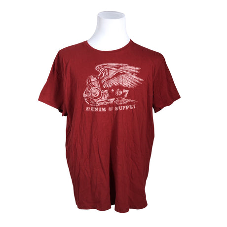 Miesten Denim & Supply Ralph Lauren - T-paita, koko XL - Punainen ()