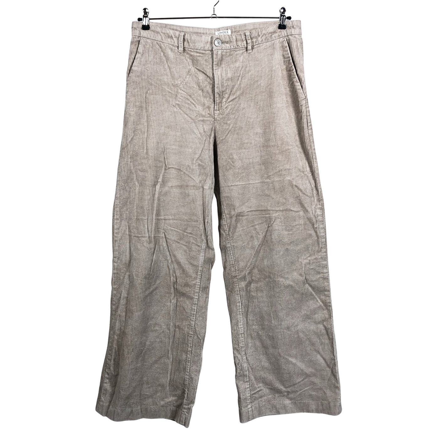 Naisten Lindex - Samettihousut, koko 44 - Beige (1)