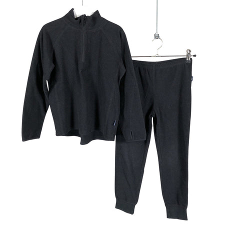Unisex Polarn O. Pyret - Fleeceasu, koko 122 - 128 - Musta ()