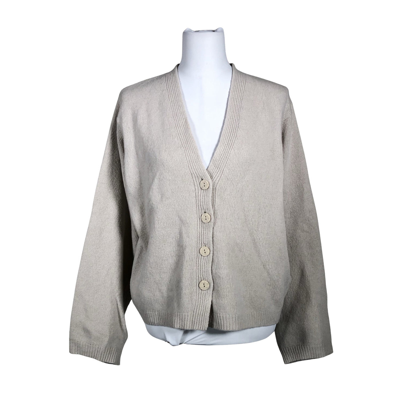 Naisten Niinmun design - Neuletakki, koko 38 - Beige (1)