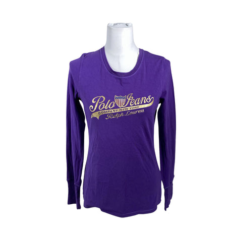 Naisten Polo Ralph Lauren - Trikoopaita, koko 38 - Violetti ()