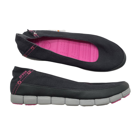 Naisten Crocs - Ballerinat, koko 41 - Musta ()