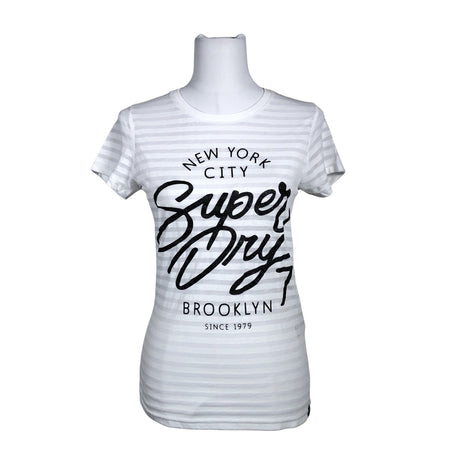 Naisten Superdry - T-paita, koko 36 - Valkoinen ()