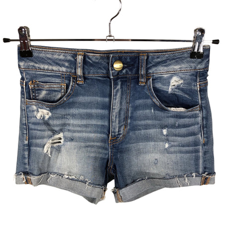 Naisten American Eagle Outfitters - Farkkushortsit, koko 34 - Sininen ()
