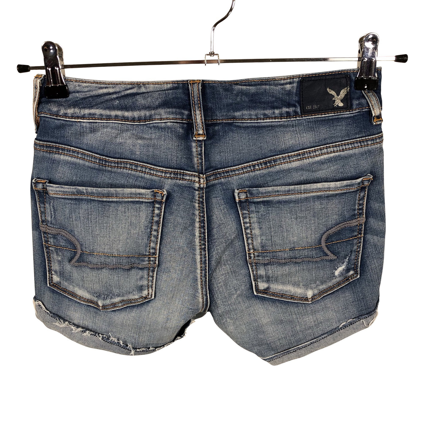 Naisten American Eagle Outfitters - Farkkushortsit, koko 34 - Sininen (2)